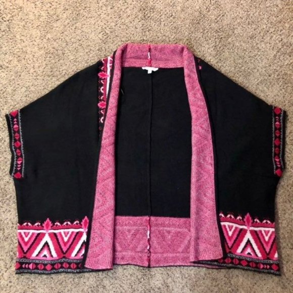 The Pioneer Woman Short Sleeve Ruana Sweater NEW XXL / XXXL *Small Snag - Picture 3 of 12